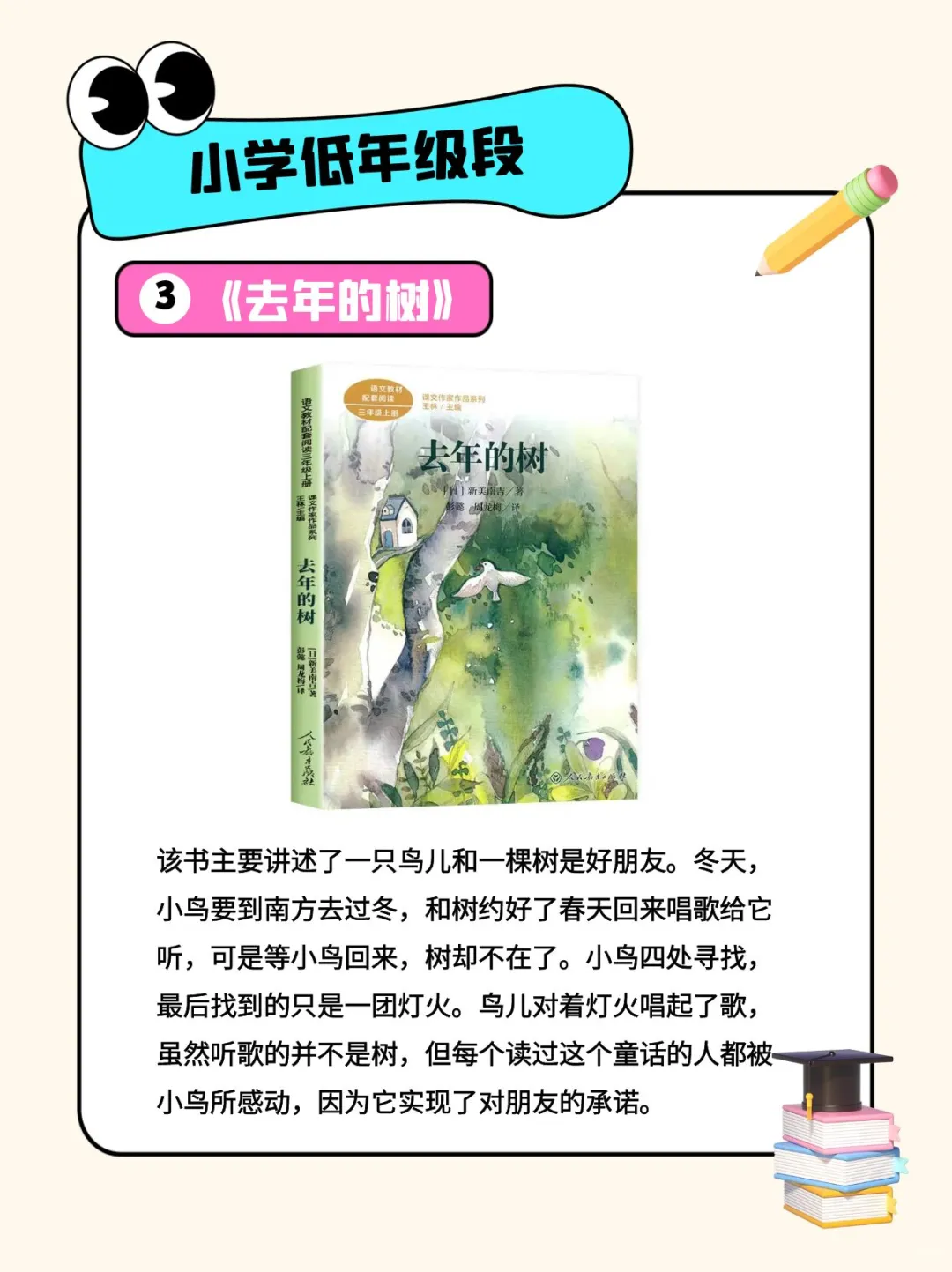 北大教授曹文轩推荐书单💯小学生必读‼️