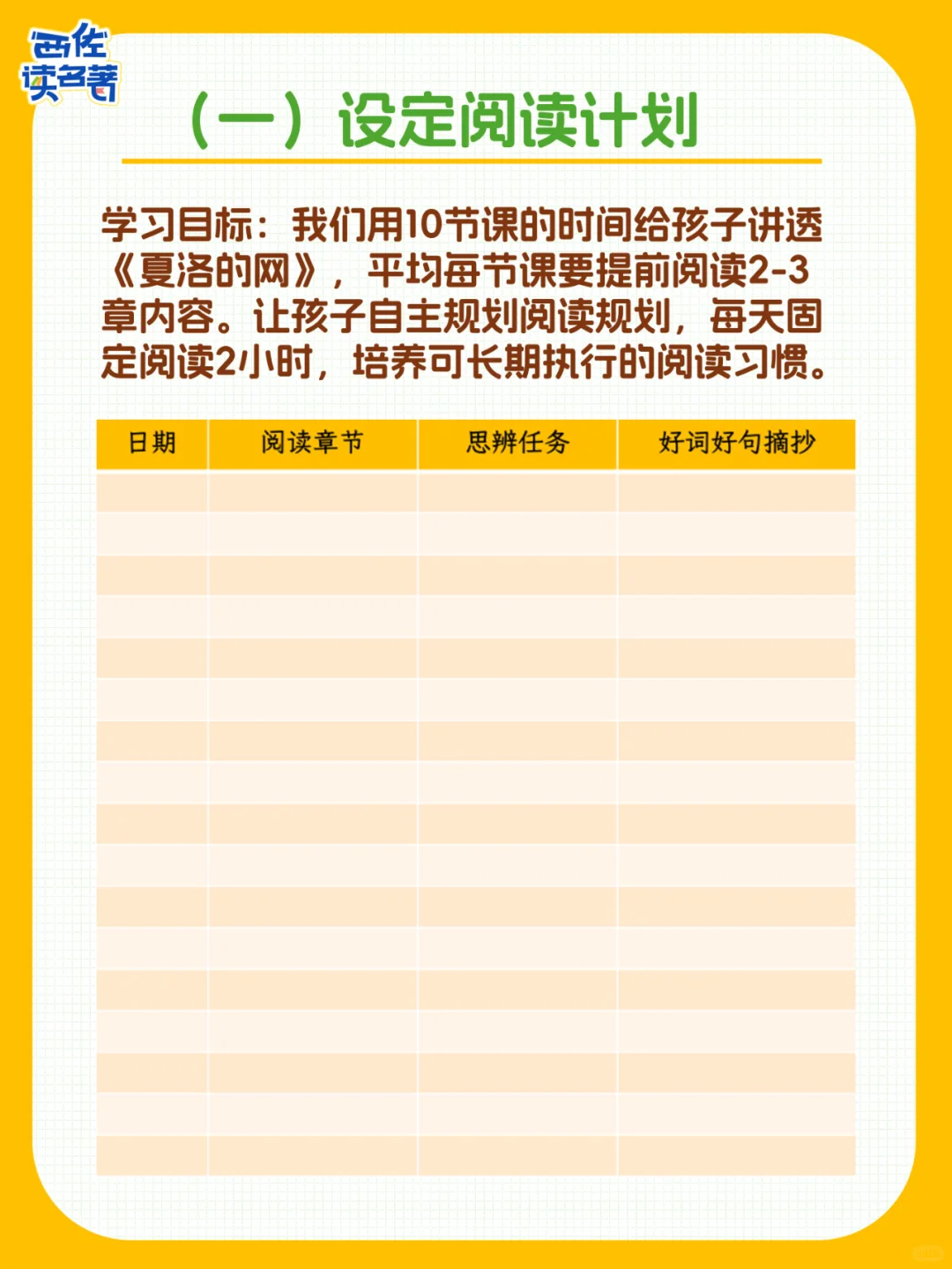 被问爆的《夏洛的网》精读手册，真的很绝！