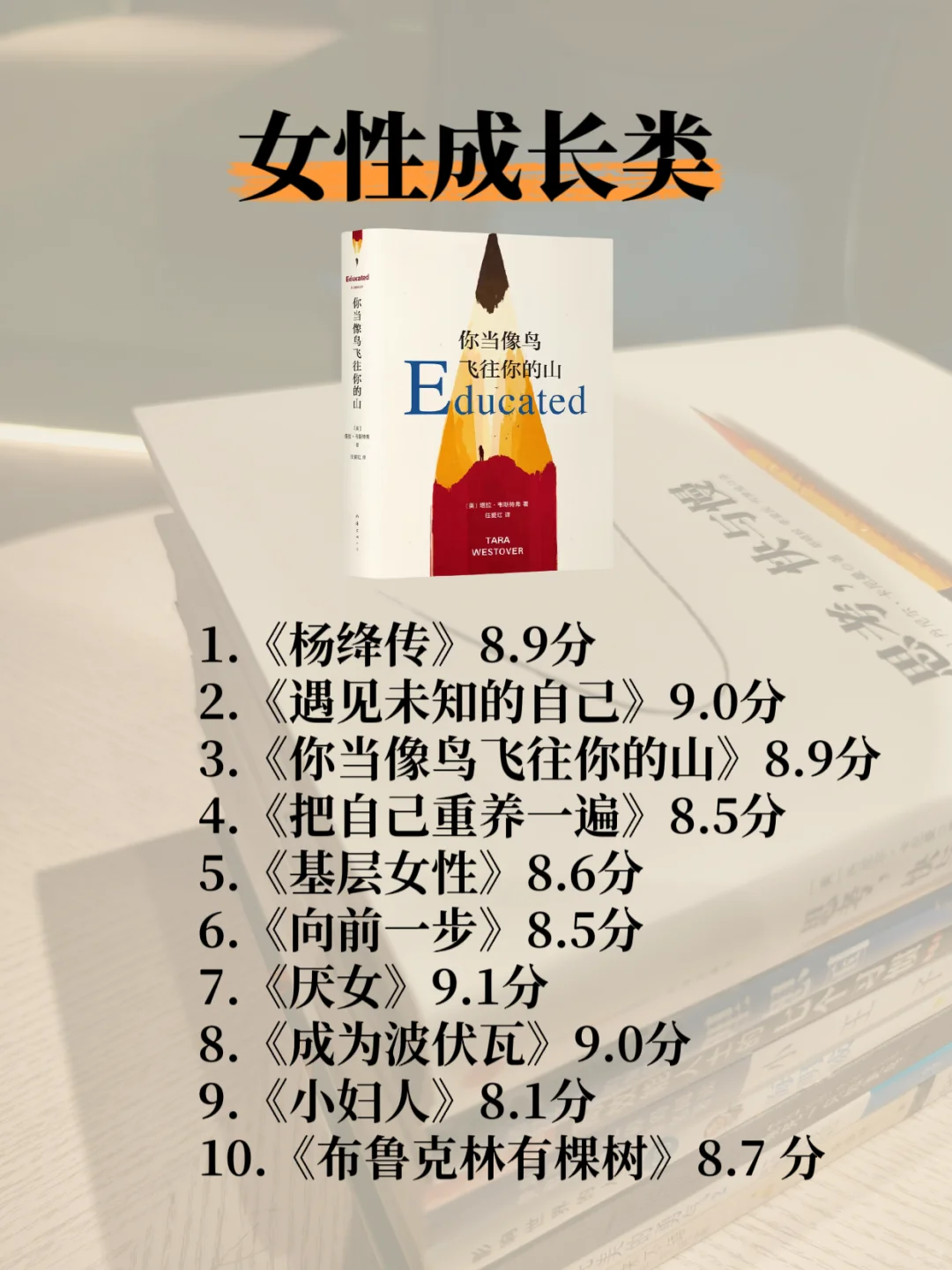 脑子会变快的7类书籍，不看就亏大了❗❗