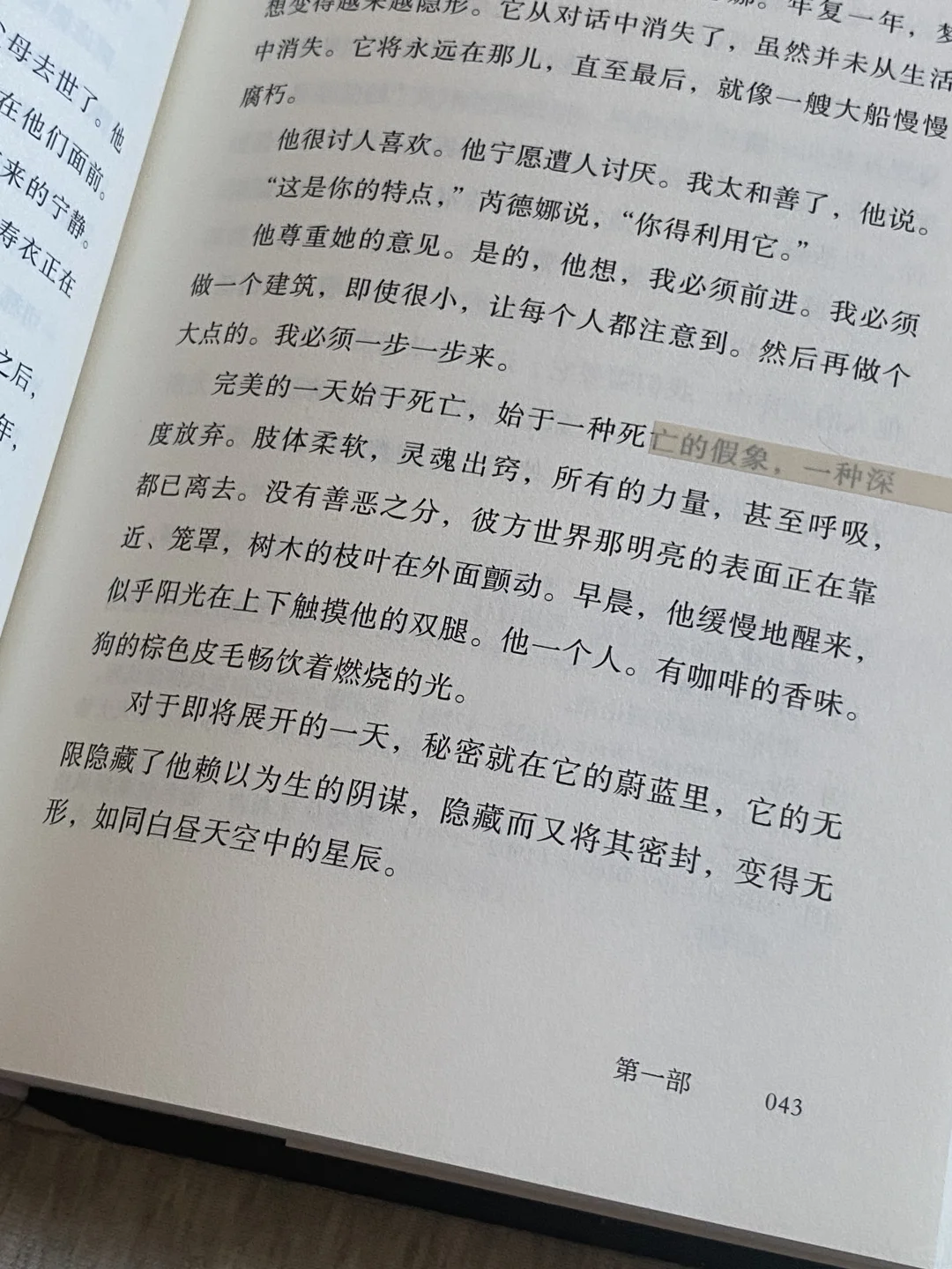 好爱这种文学属性很浓的小说。