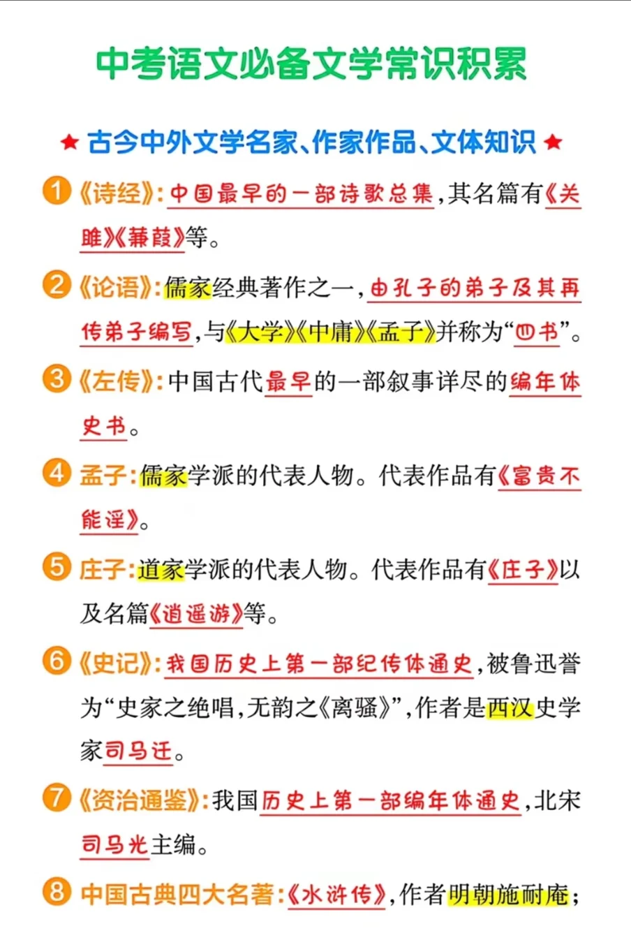 尽享语文高分魔法！中考语文必备❤️