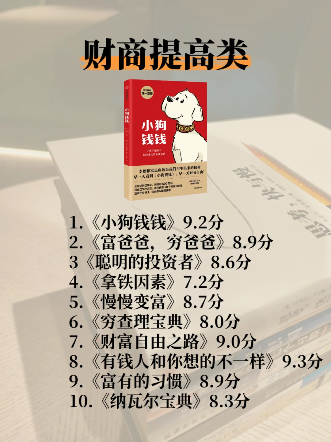 脑子会变快的7类书籍，不看就亏大了❗❗