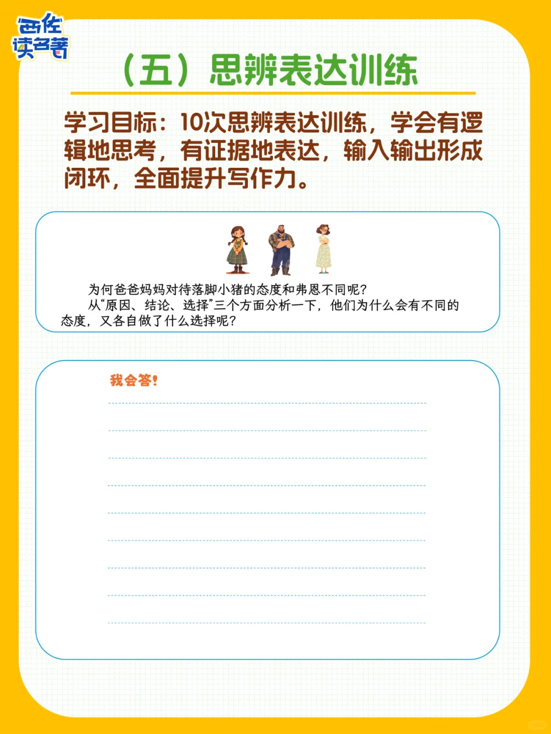 被问爆的《夏洛的网》精读手册，真的很绝！