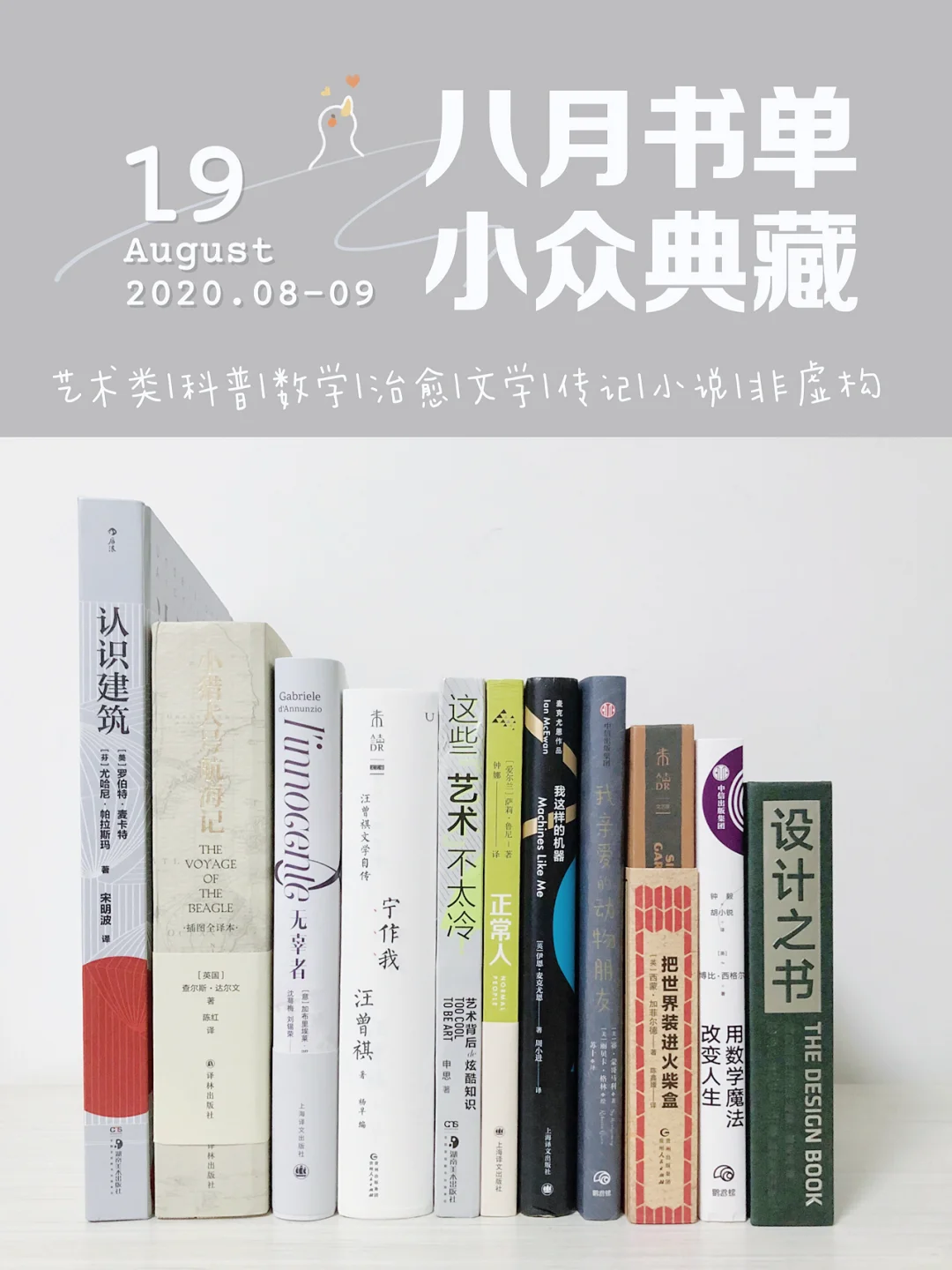 八月书单|读书打卡|自律从定量阅读开始‼️