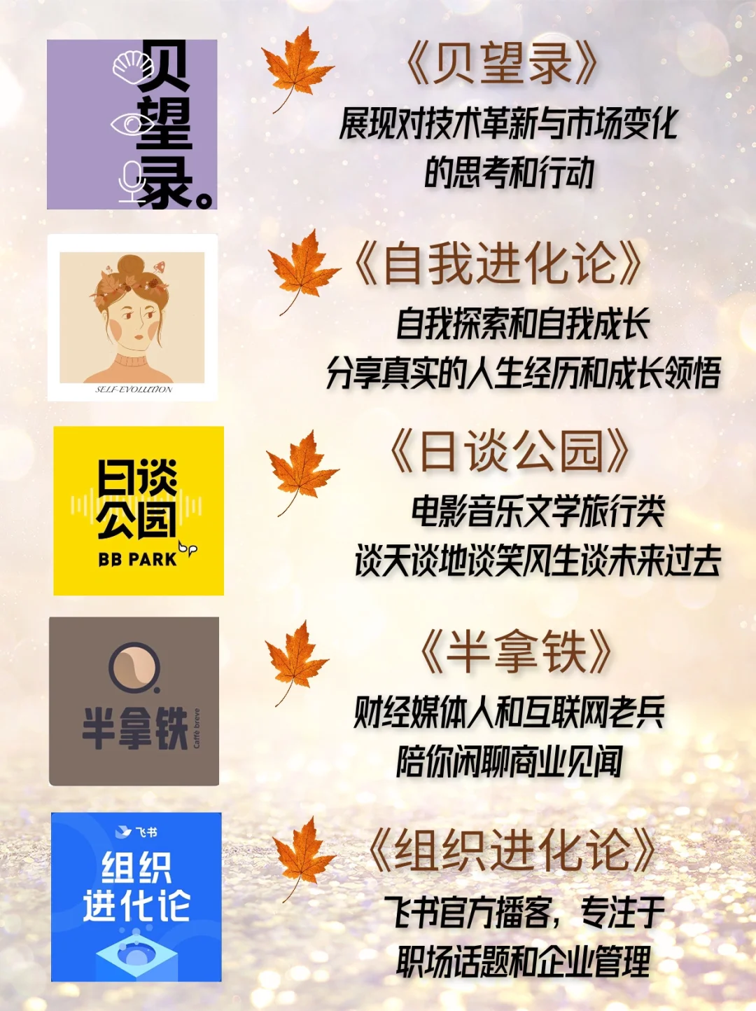 30个播客推荐❗️打破信息差🔥快速提高眼界