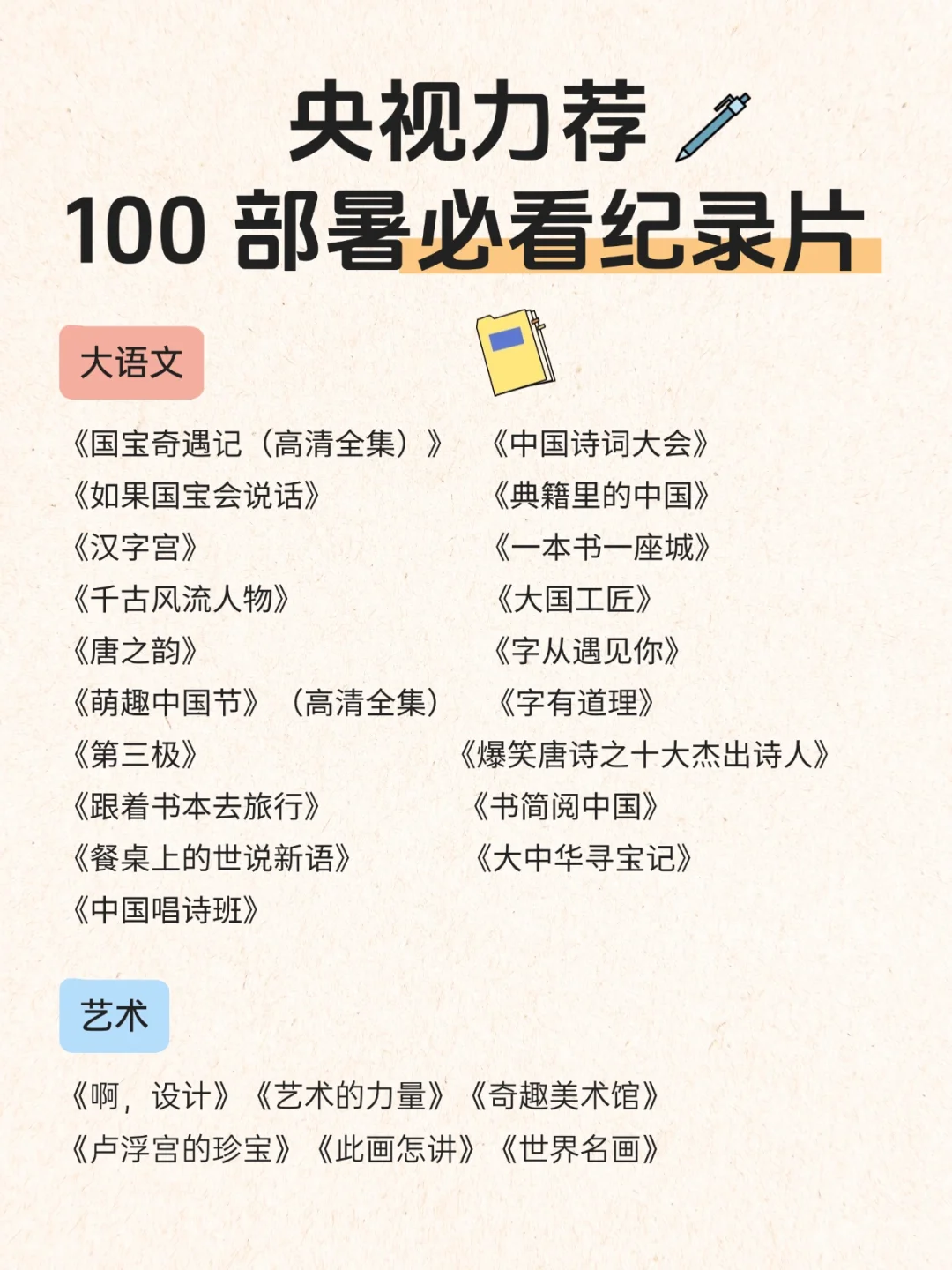 暑假必看🔥适合小学生的小四门启蒙纪录片‼️
