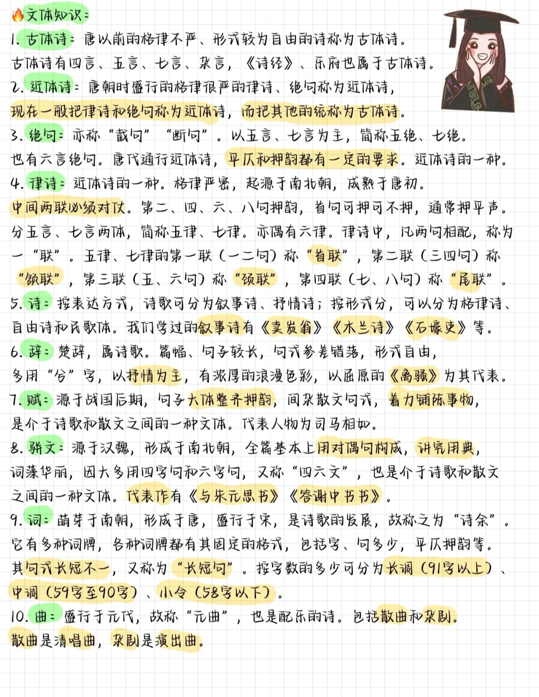 🔥干货❗中考语文必备文学常识积累✔|||今天