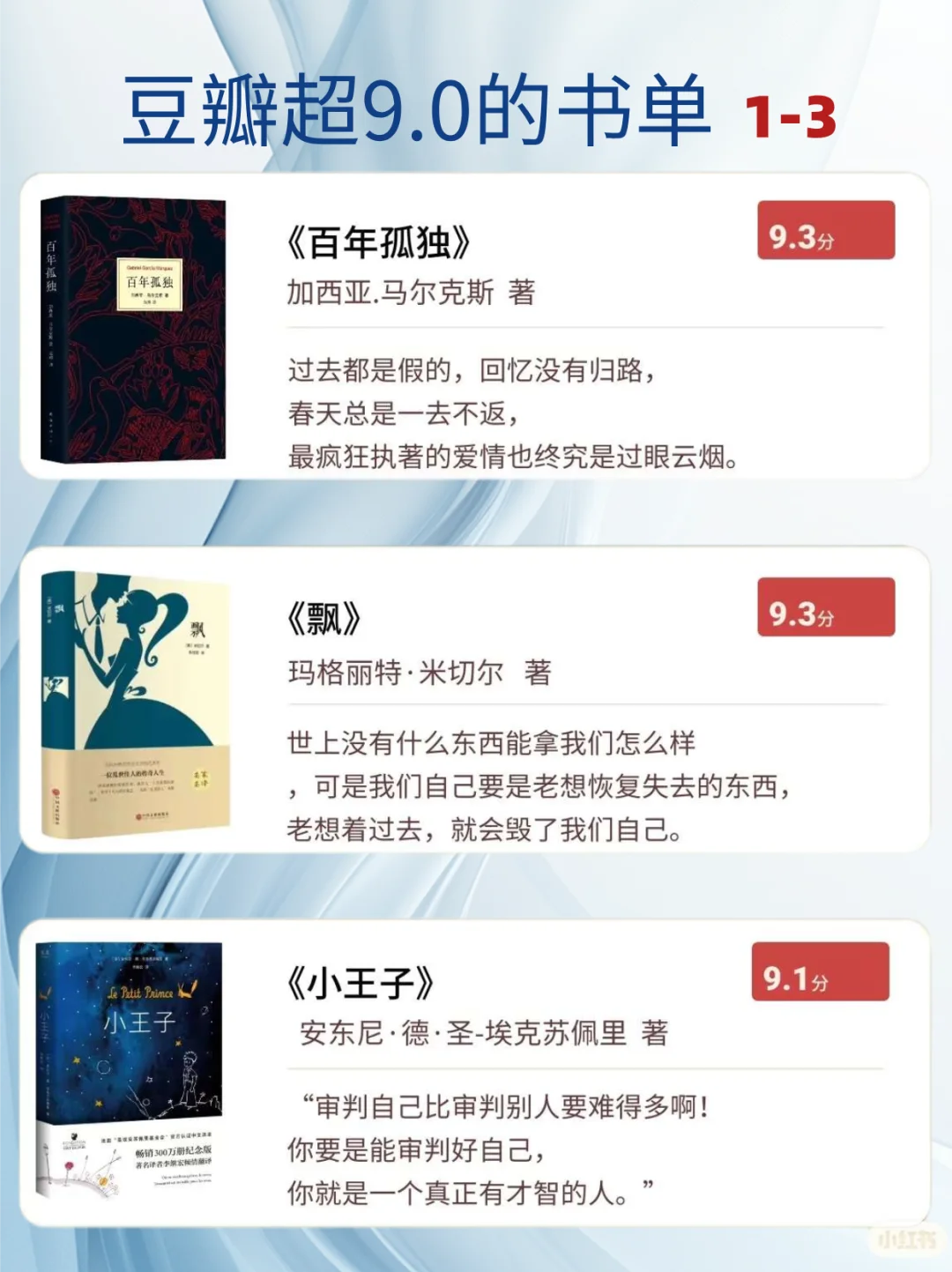 🔥豆瓣评分超9.0的15本书︱每本都是经典