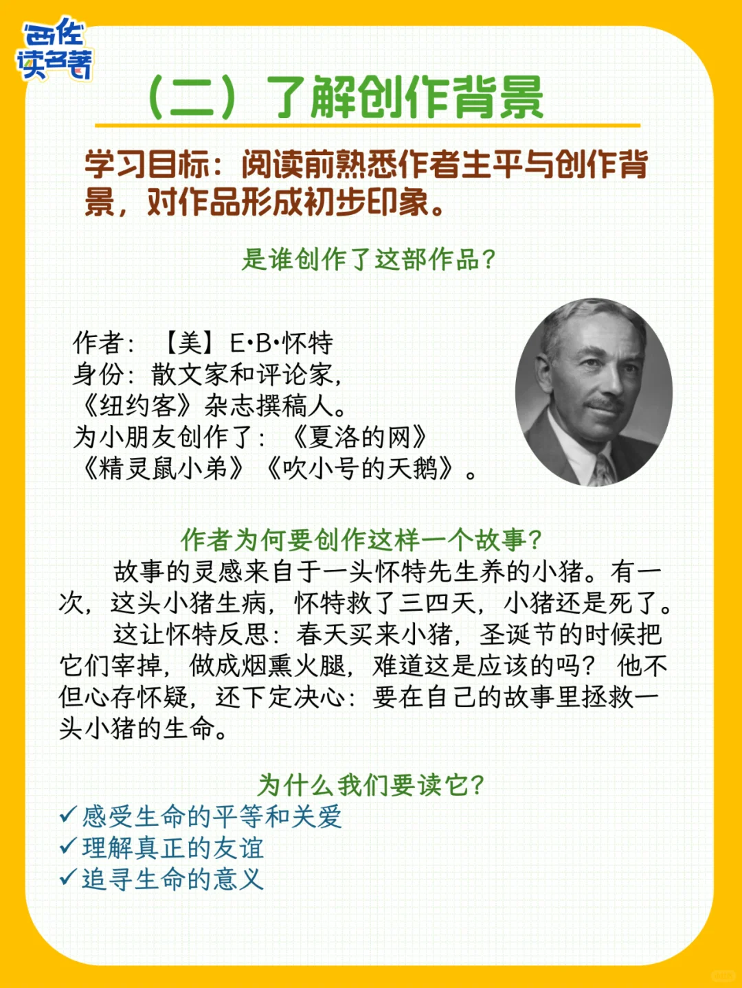 被问爆的《夏洛的网》精读手册，真的很绝！