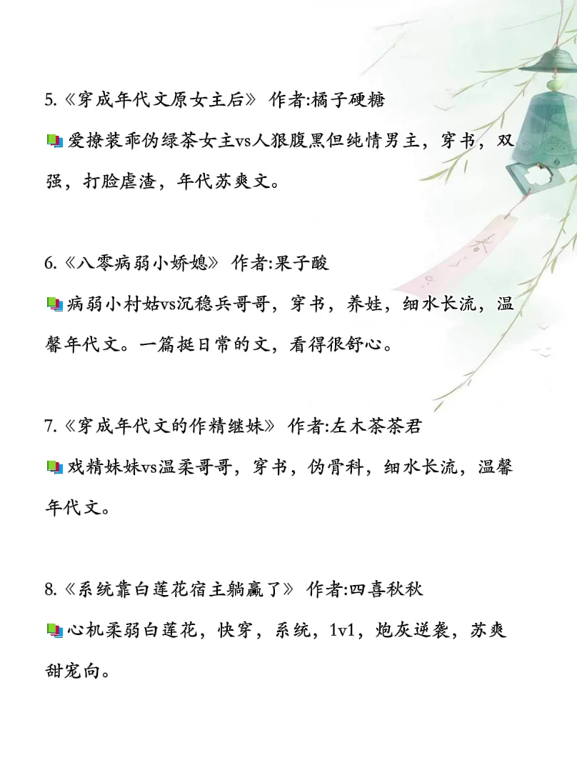 年代文大合集，重生改变命运，穿书女配逆袭
