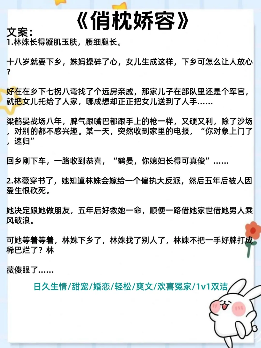 四本好看到爆的军婚年代文❗荷尔蒙爆棚❗❗