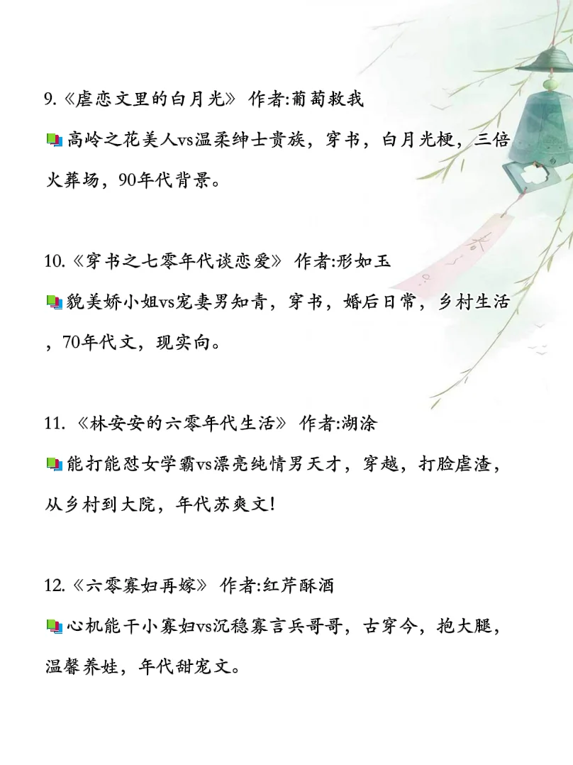 年代文大合集，重生改变命运，穿书女配逆袭