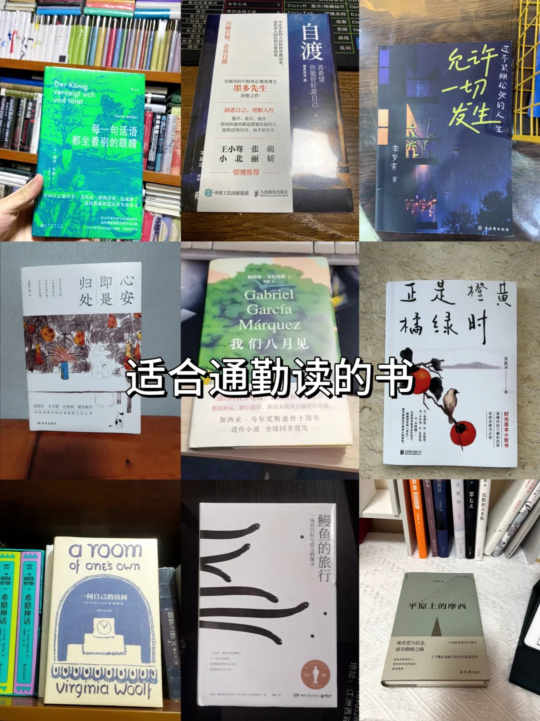 一些适合通勤读的书📚