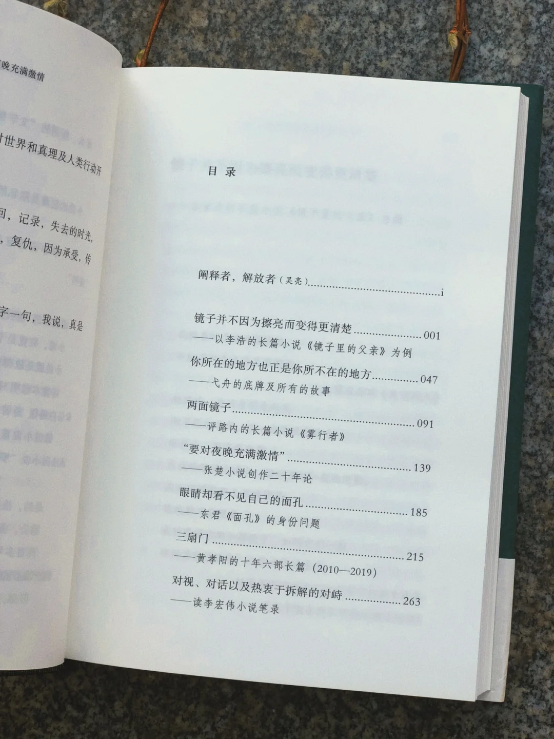 从目录开始就让人拿的起放不下的文学评论集