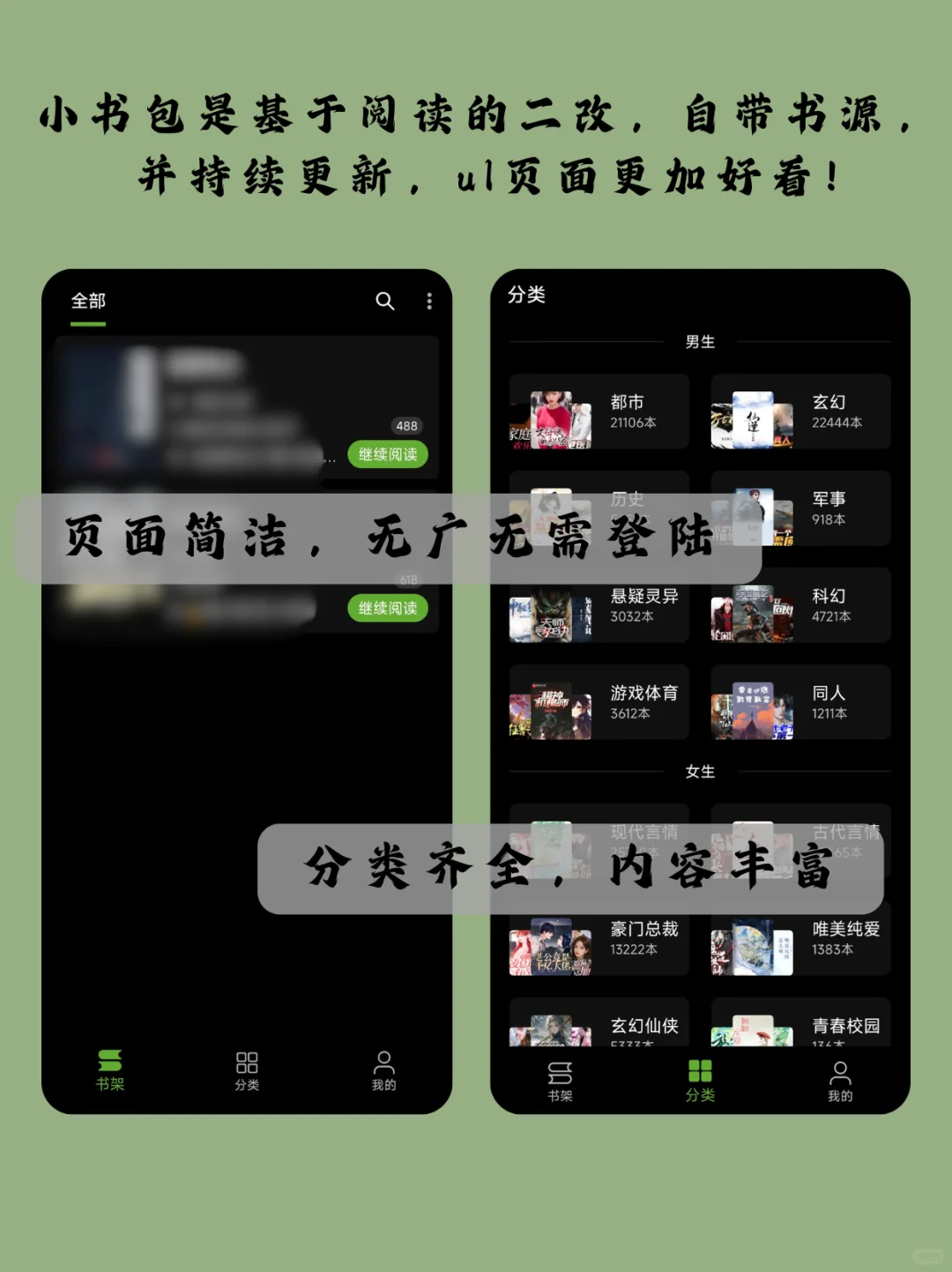 轻松实现小说自由✌️！