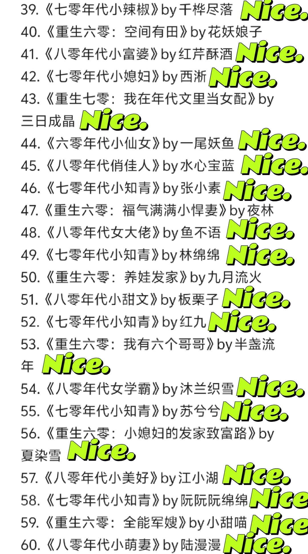 墙裂推荐❗不看后悔❗❗爆好看年代文合集②