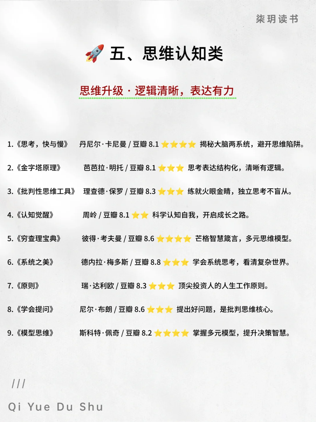 📚2025年书单请收好，54本书读完气质开挂