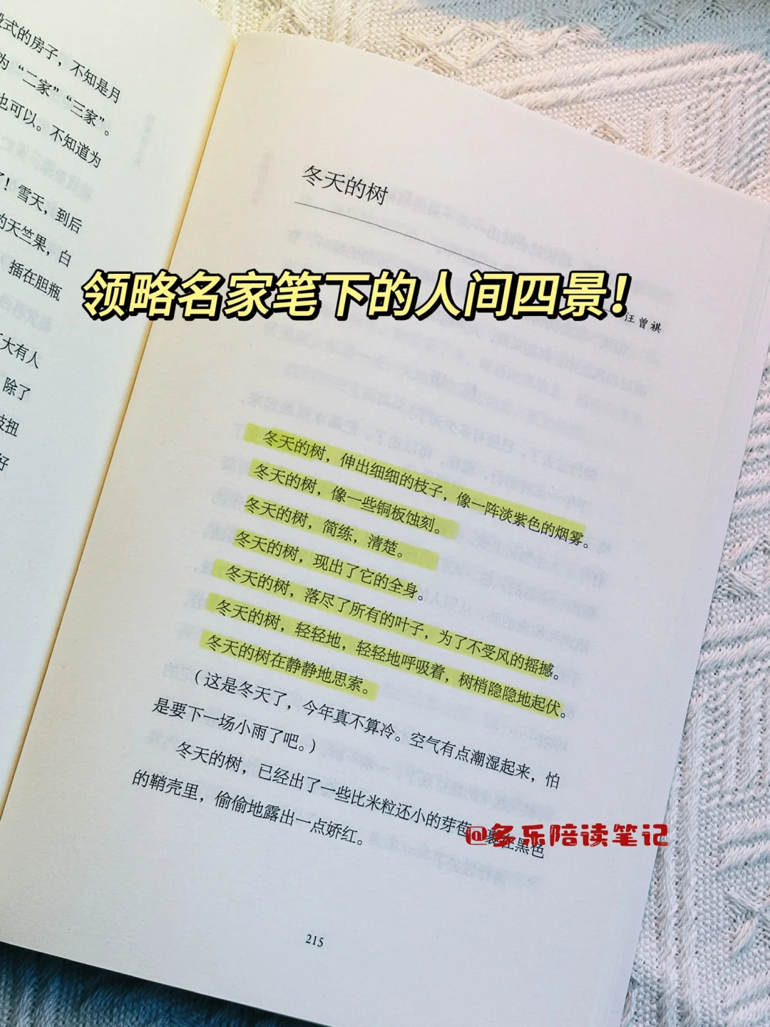 不愧是央妈力荐的书，被狠狠地治愈了！