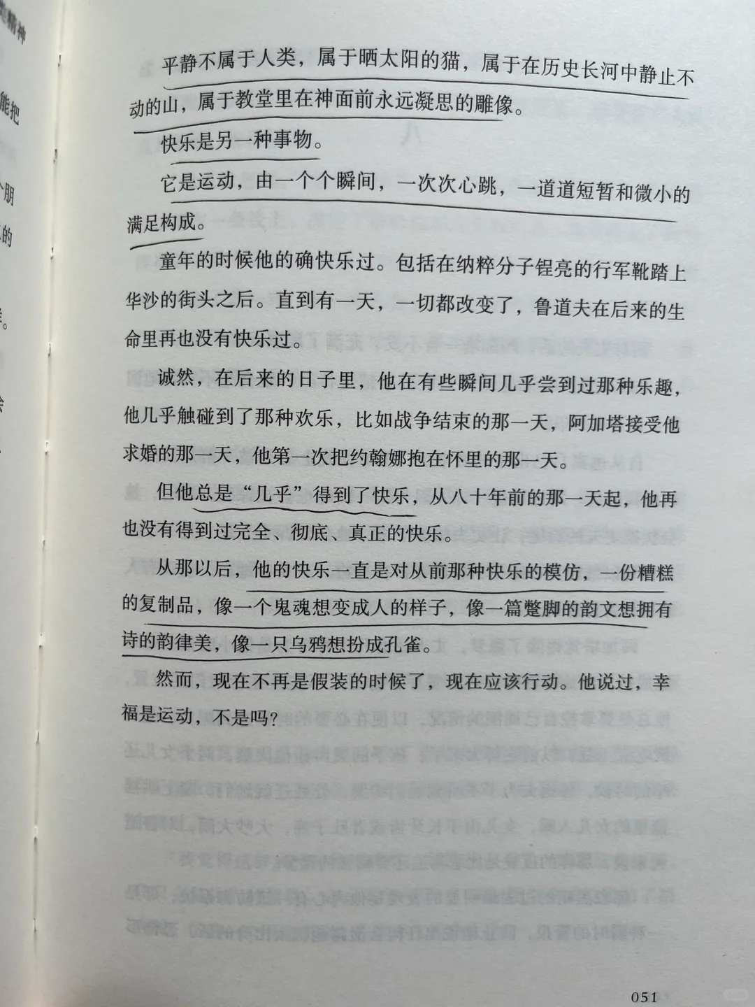 平静不属于人类，属于晒太阳的猫、不动的山。