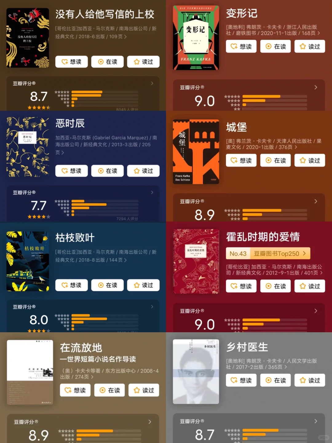 敢不敢用一年时间读完余华反复推荐的80本书