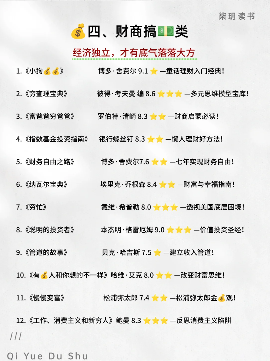 72本私藏！读完气质开挂✨谈吐思维全拿捏