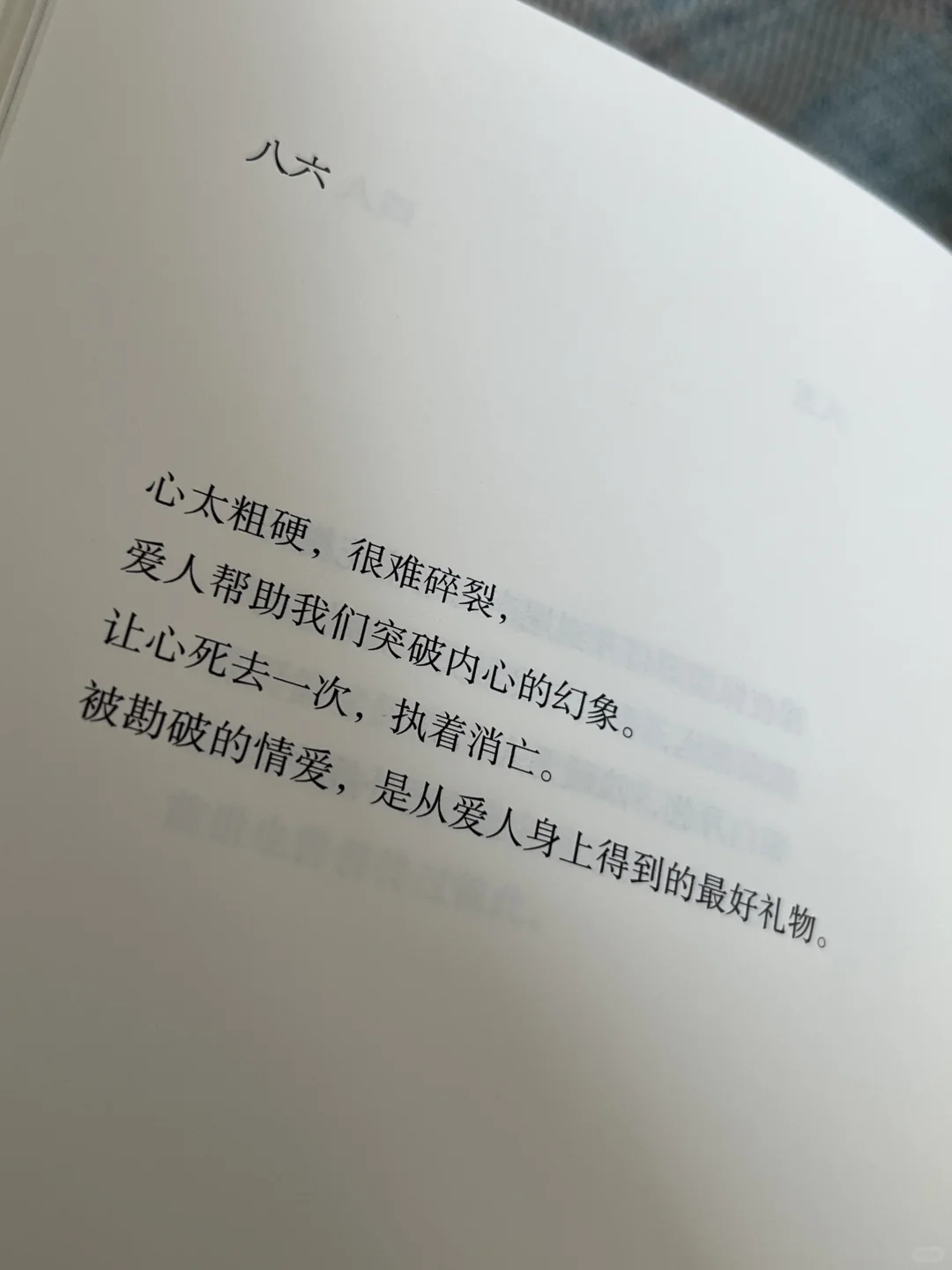 好喜欢这句啊！！瞬间击中了我的灵魂～😭