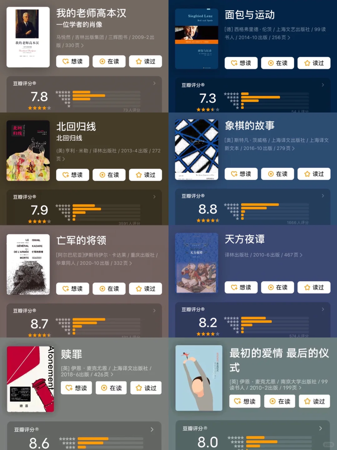 敢不敢用一年时间读完余华反复推荐的80本书