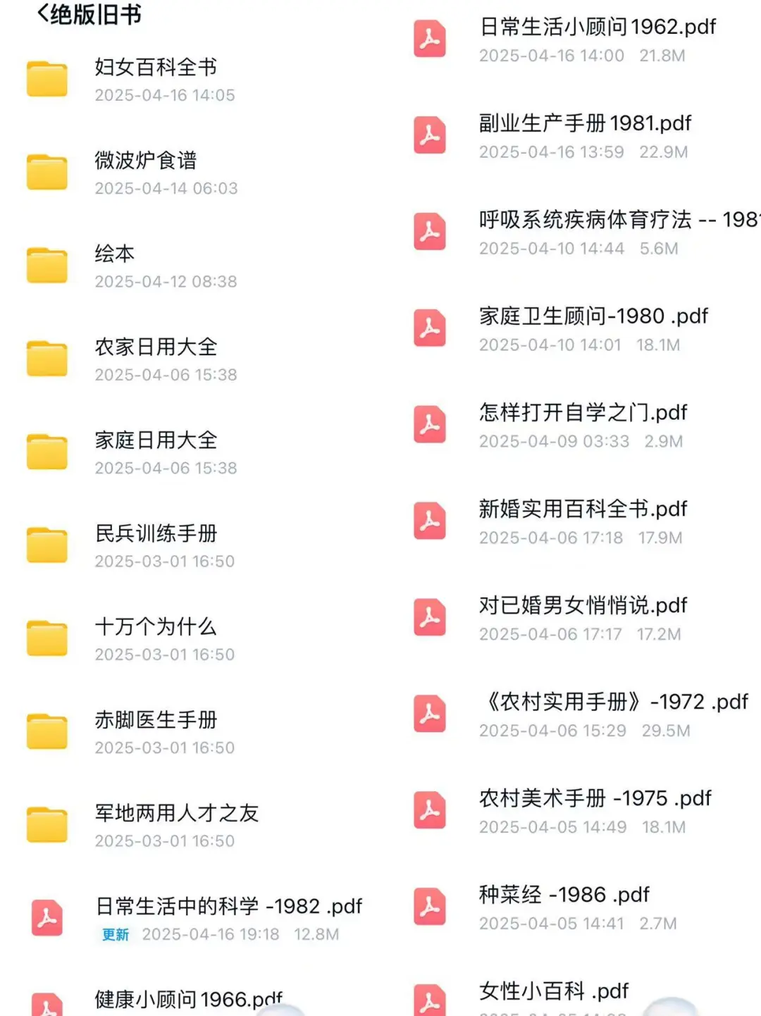 8-90年代绝版旧书持续更新