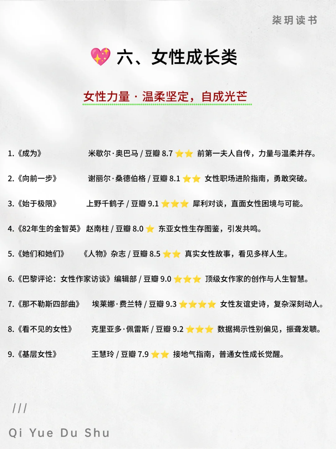 📚2025年书单请收好，54本书读完气质开挂