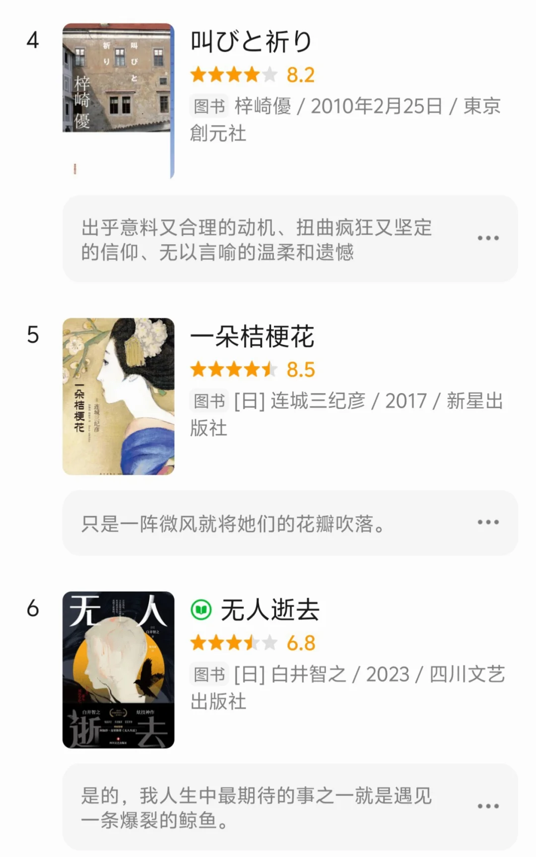 2024推理小说阅读总结
