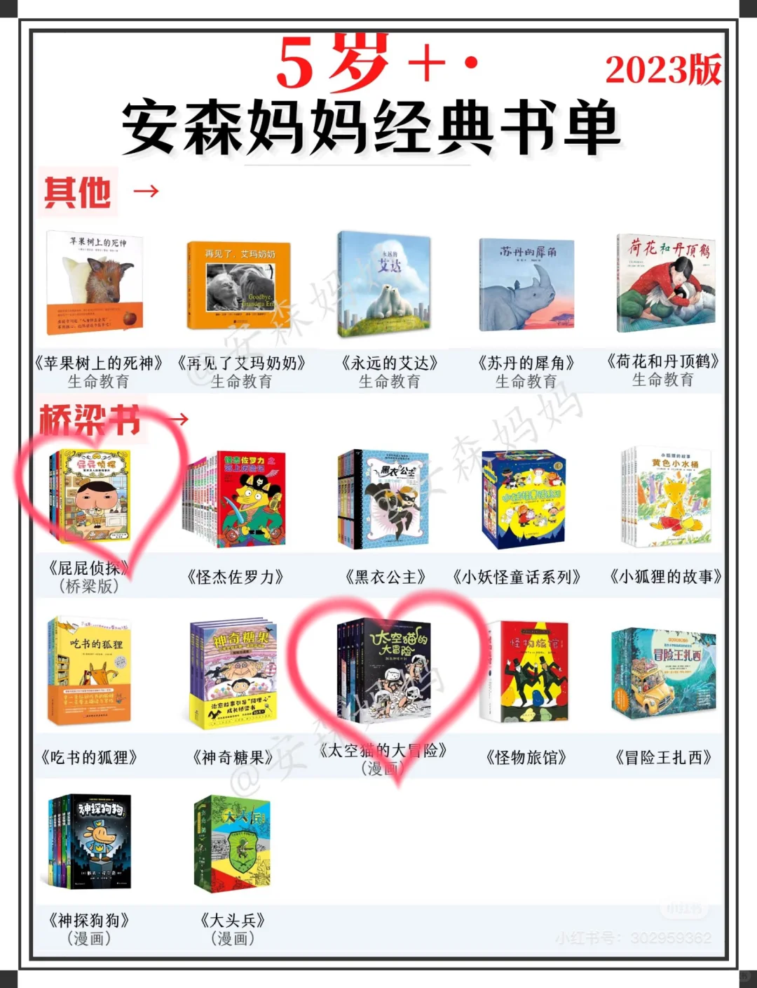 🍃5⃣️岁➕被安森妈妈种草的书单！📚