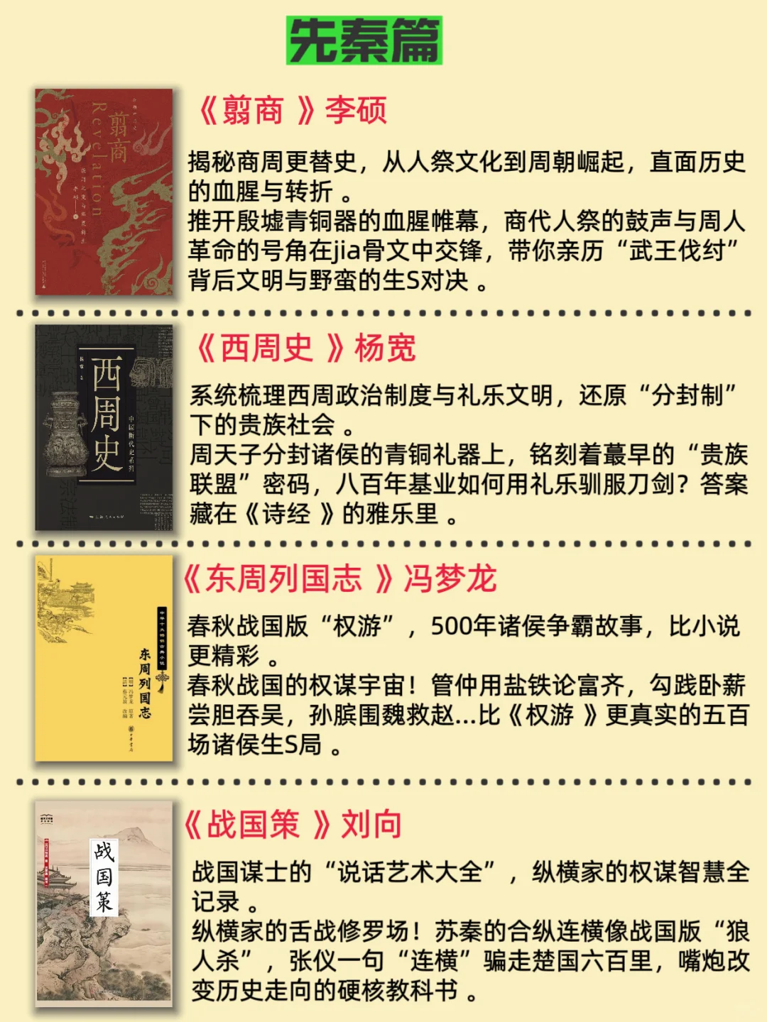 书单｜按时间顺序看历史，32本必读书籍❗️