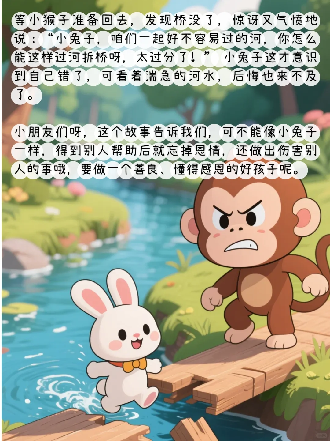 少儿成语故事12《过河拆桥》