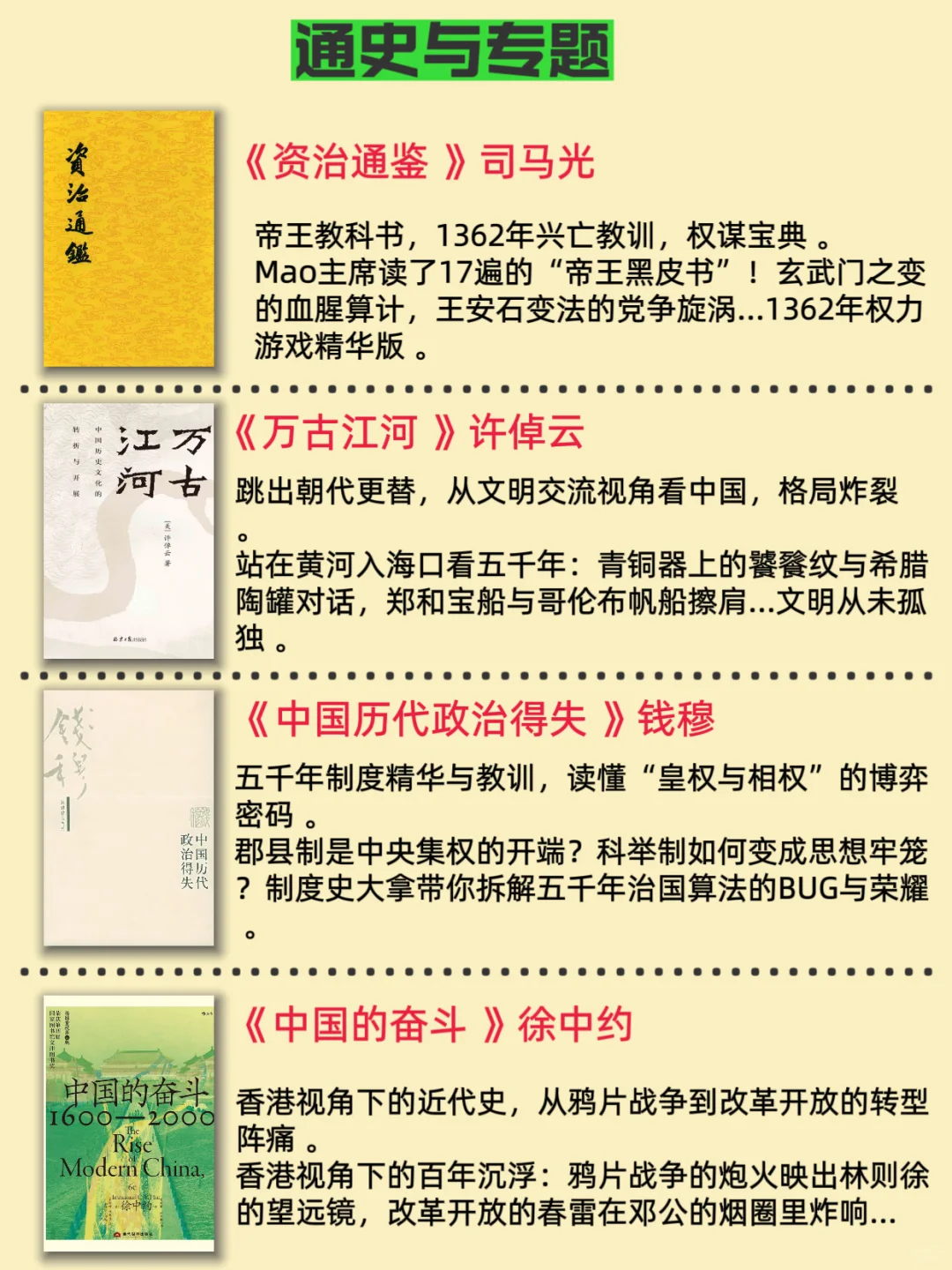 书单｜按时间顺序看历史，32本必读书籍❗️