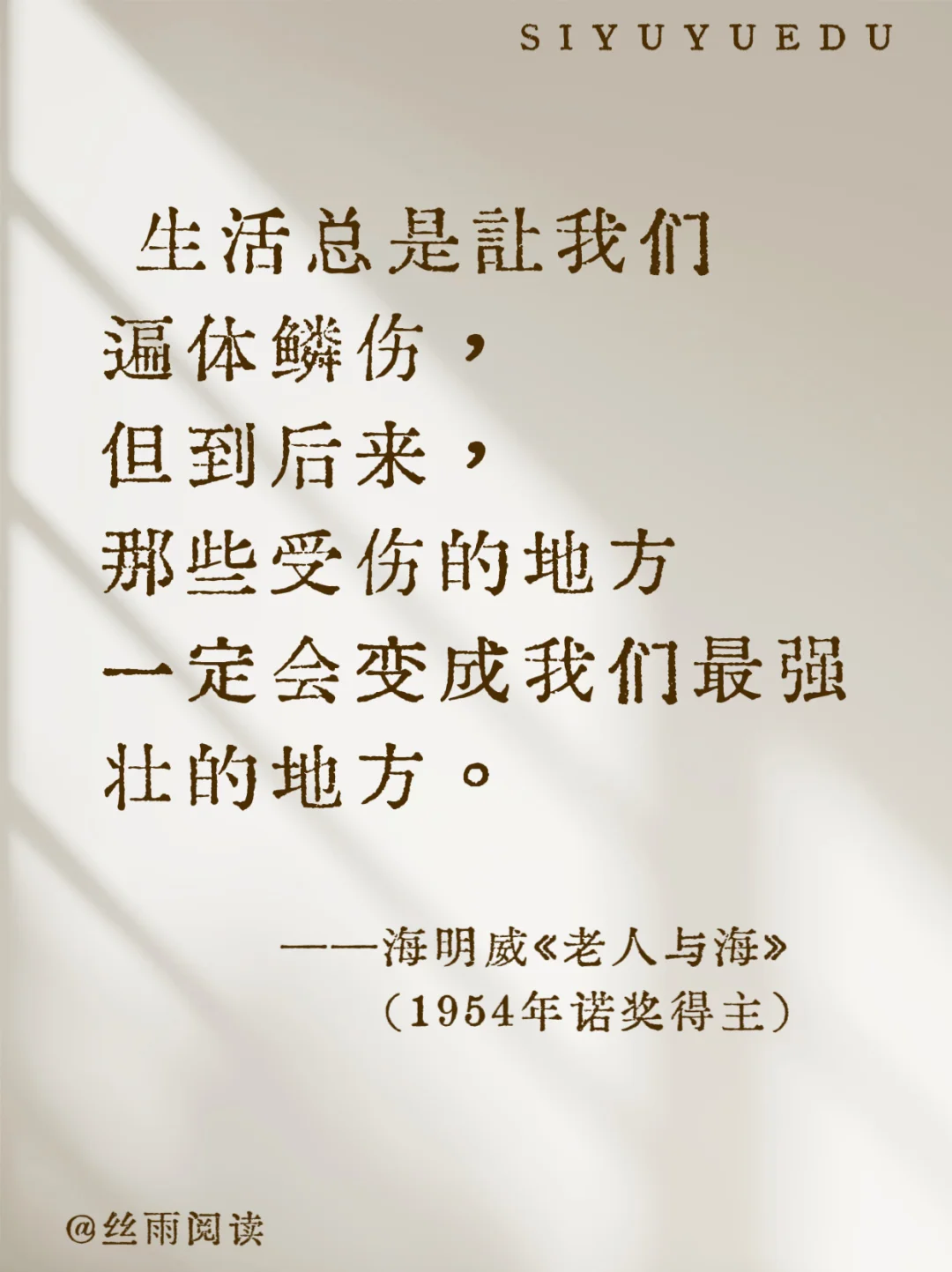 诺贝尔文学奖/无法超越的封神名句
