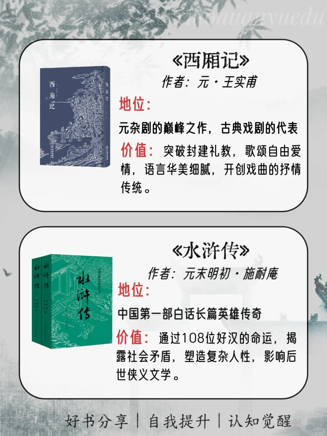 📚中国历史上最伟大的十部文学作品推荐