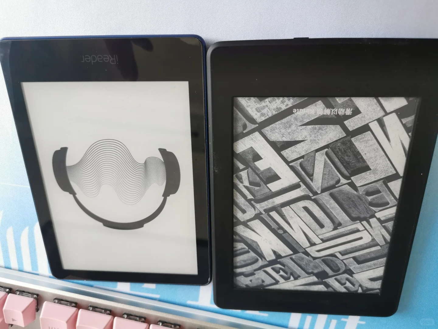 kindle kpw3和ireader A6对比电子书阅读器