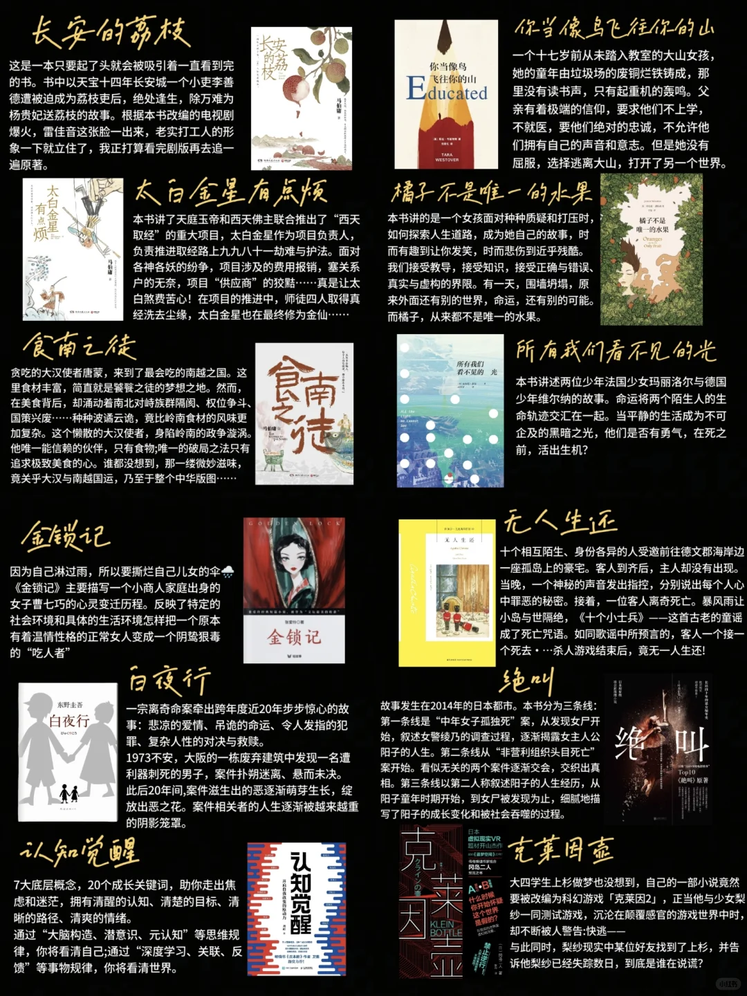 给刚高考完的同学做的书单🔥（超好看版）