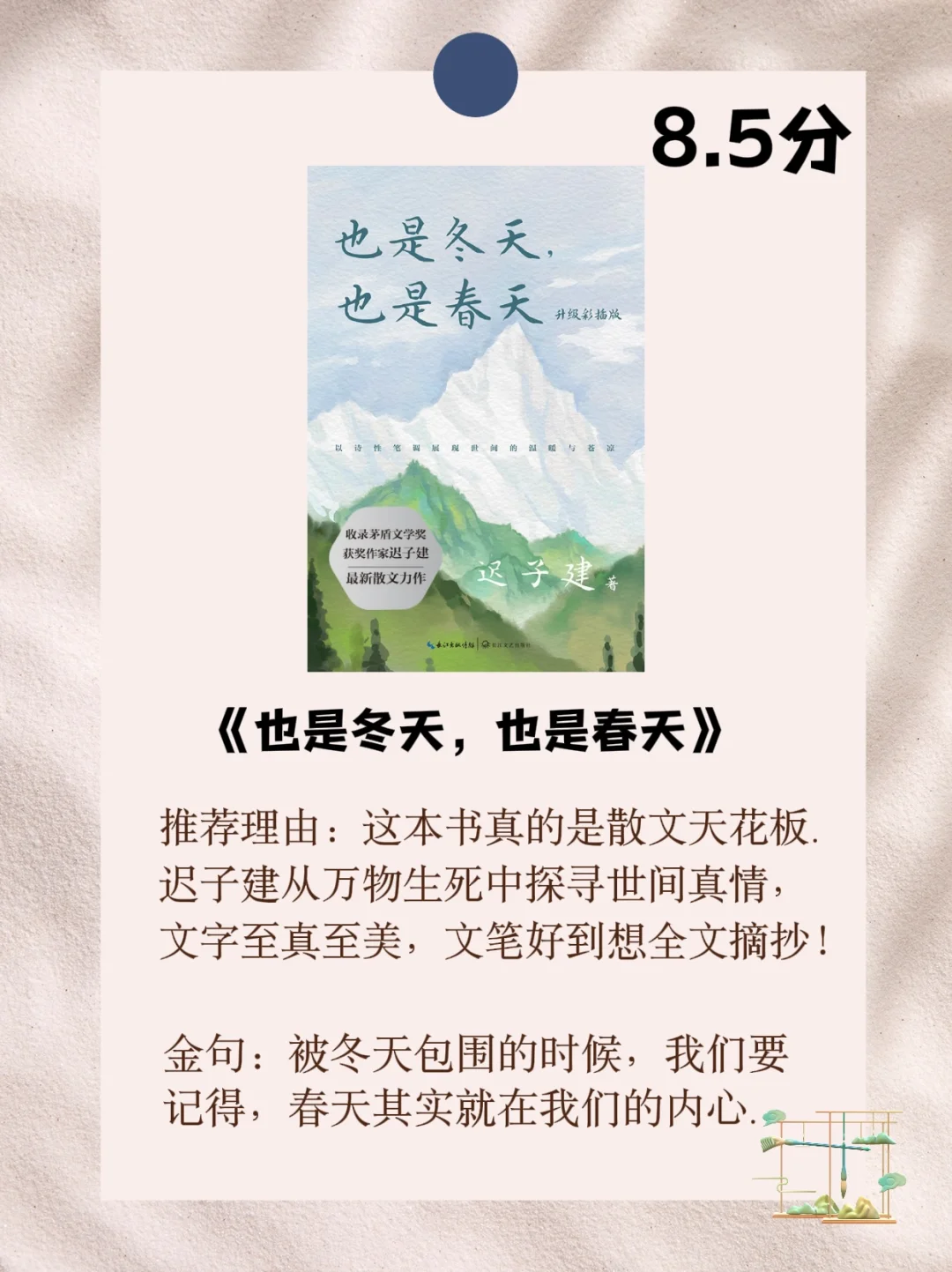 央妈力荐‼️6本值得摘抄一遍的书
