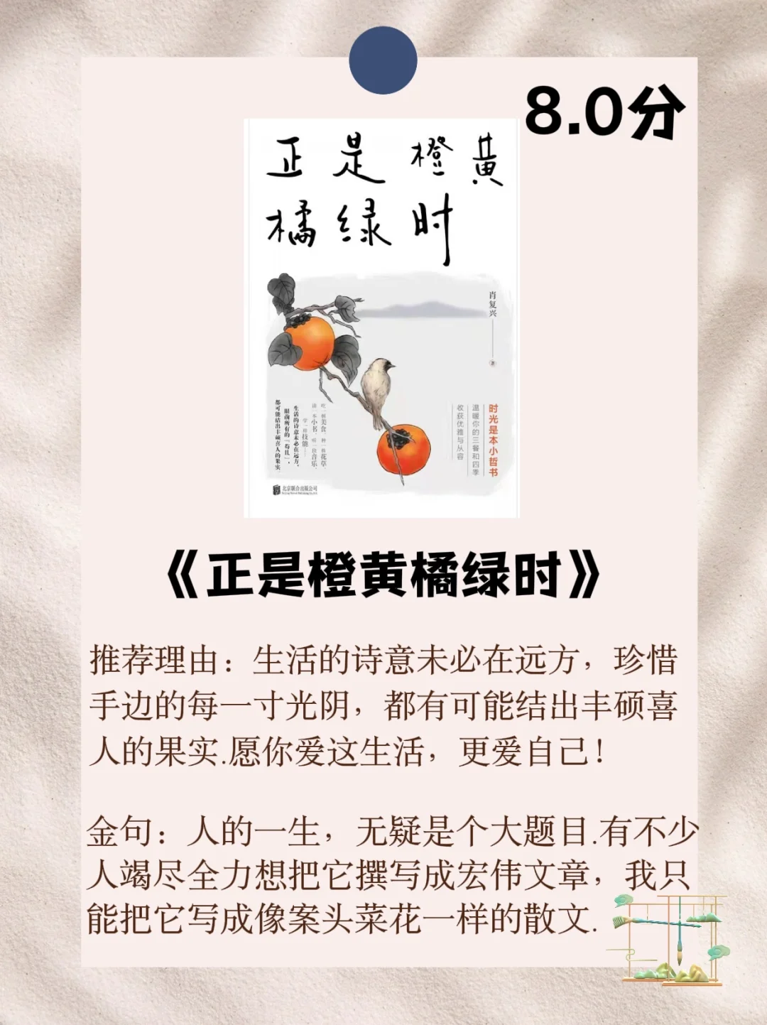 央妈力荐‼️6本值得摘抄一遍的书
