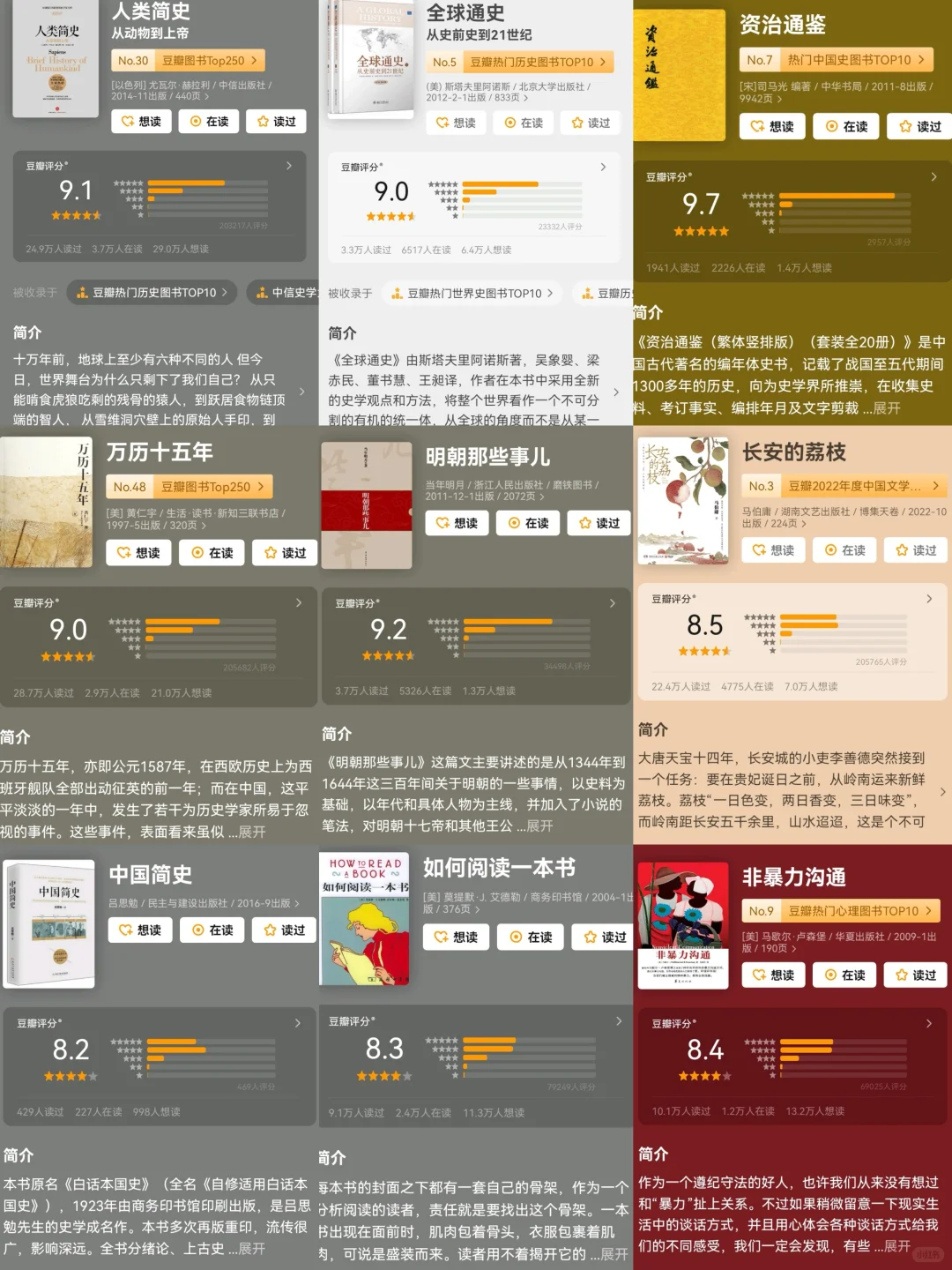 人民日报推荐必读书单‖50本好书值得收藏阅