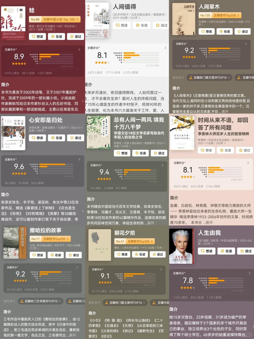 人民日报推荐必读书单‖50本好书值得收藏阅