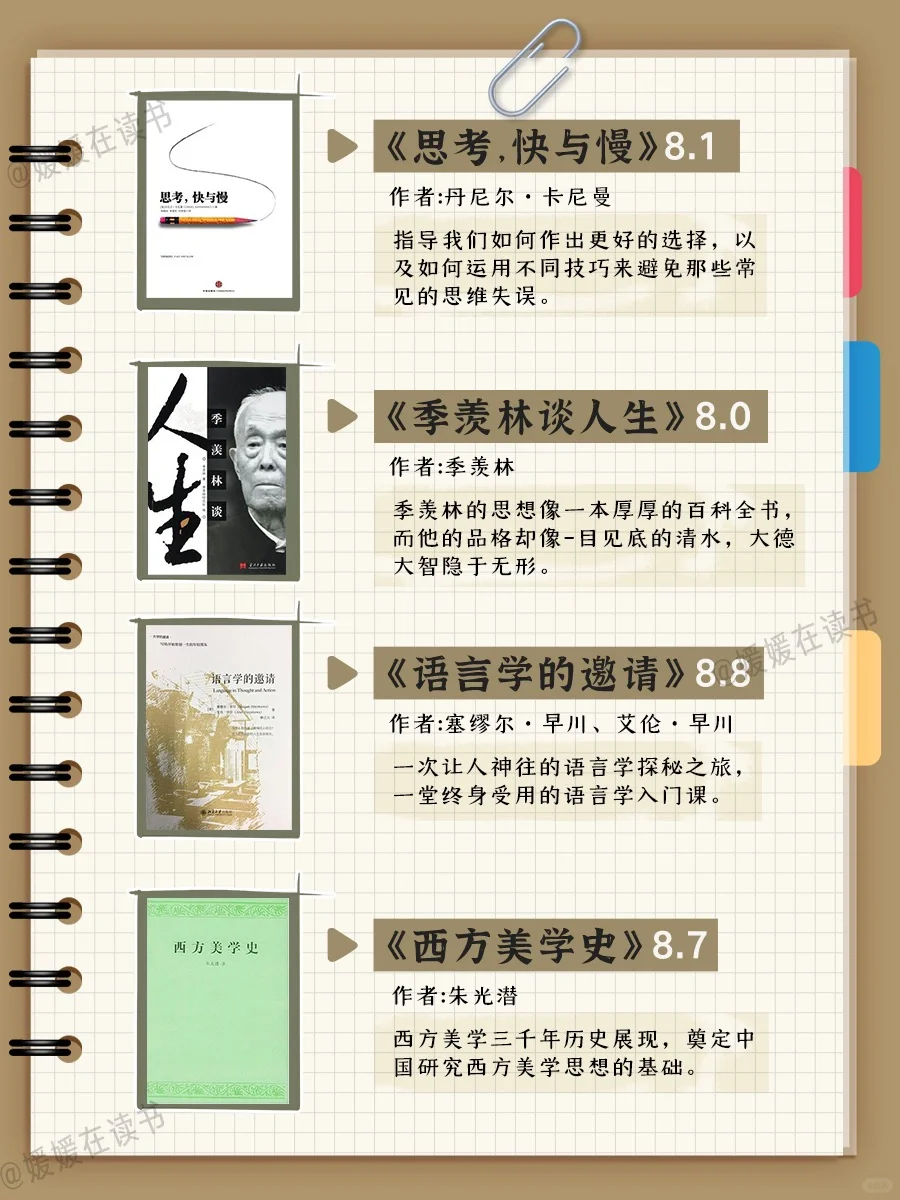 人民日报推荐🔥必读经典书籍 建议收藏