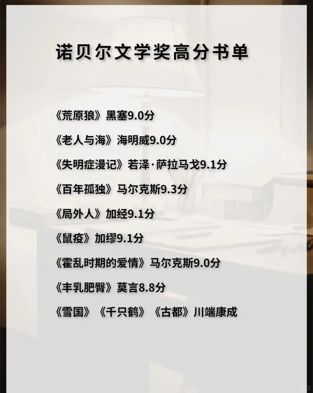终于找齐了，矛盾文学奖，哪一本都是经典