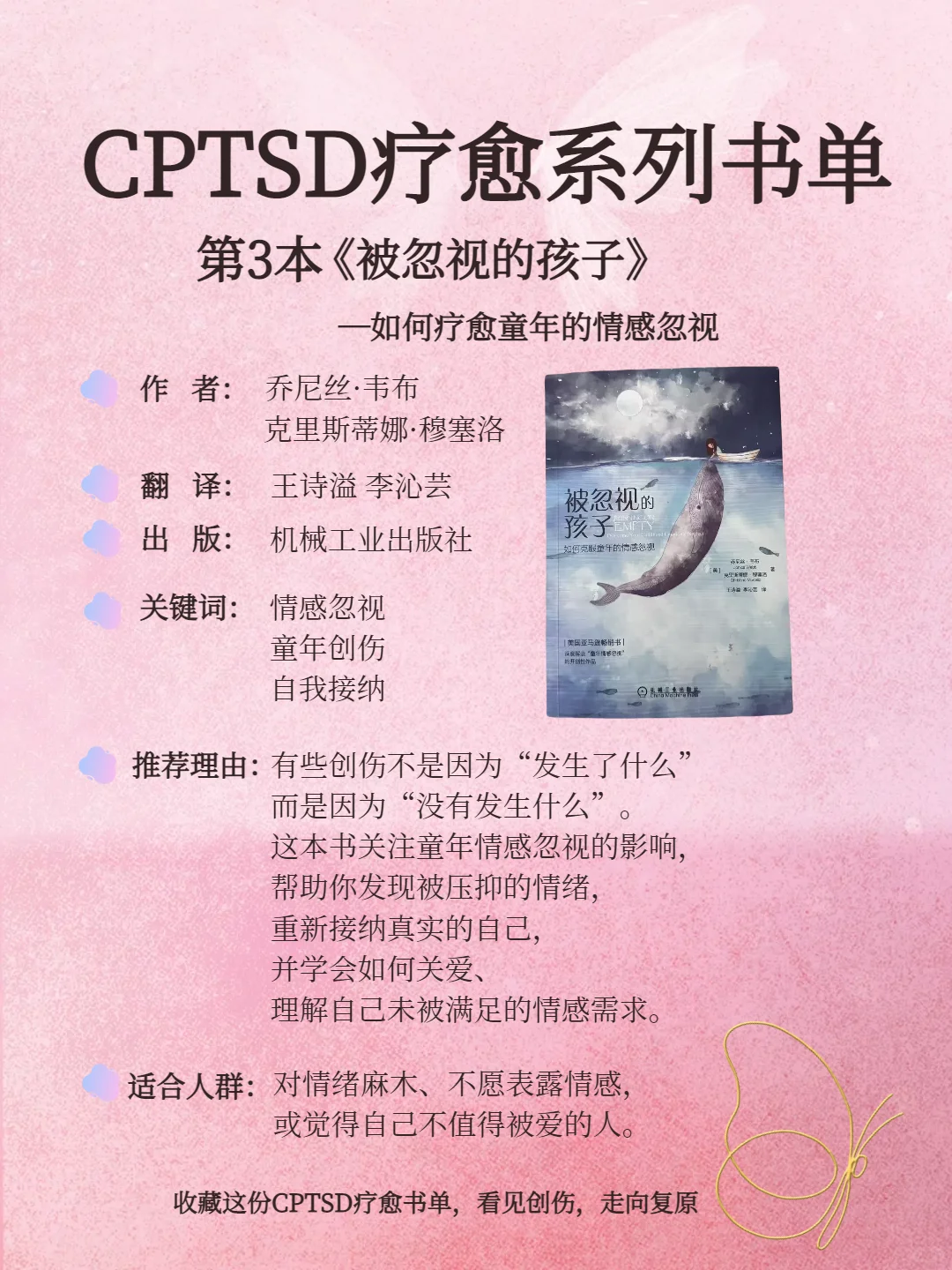 创伤疗愈CPTSD疗愈必读7本经典书单