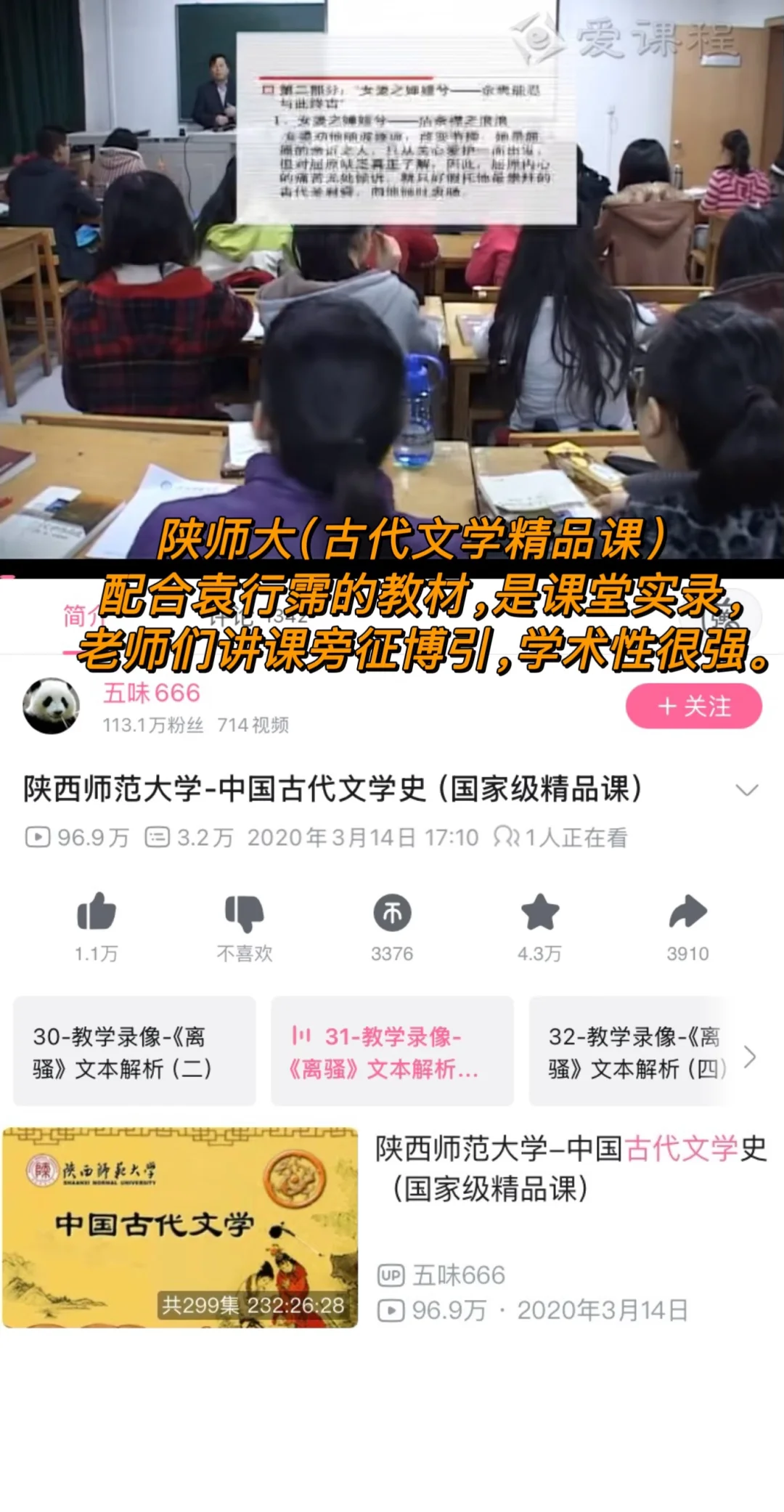 汉语言文学考研网课推荐（超全版）
