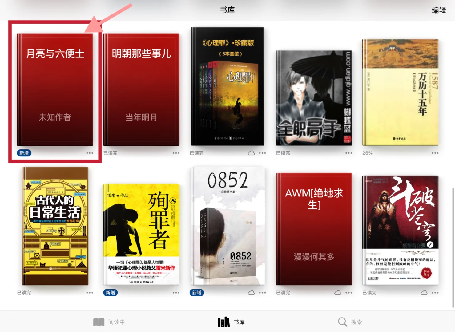 txt转换epub导入苹果图书app