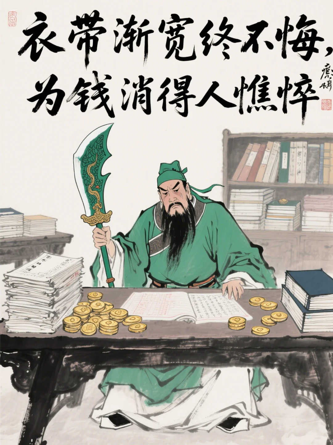 当把古诗中的字换成“钱”字，一下子就通了