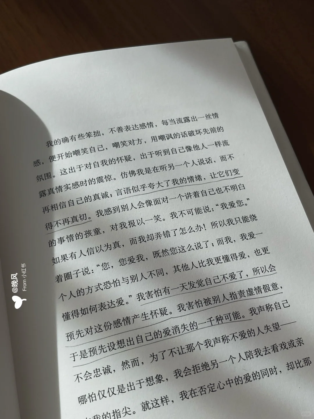 “如果你不再爱我，请离开我。”