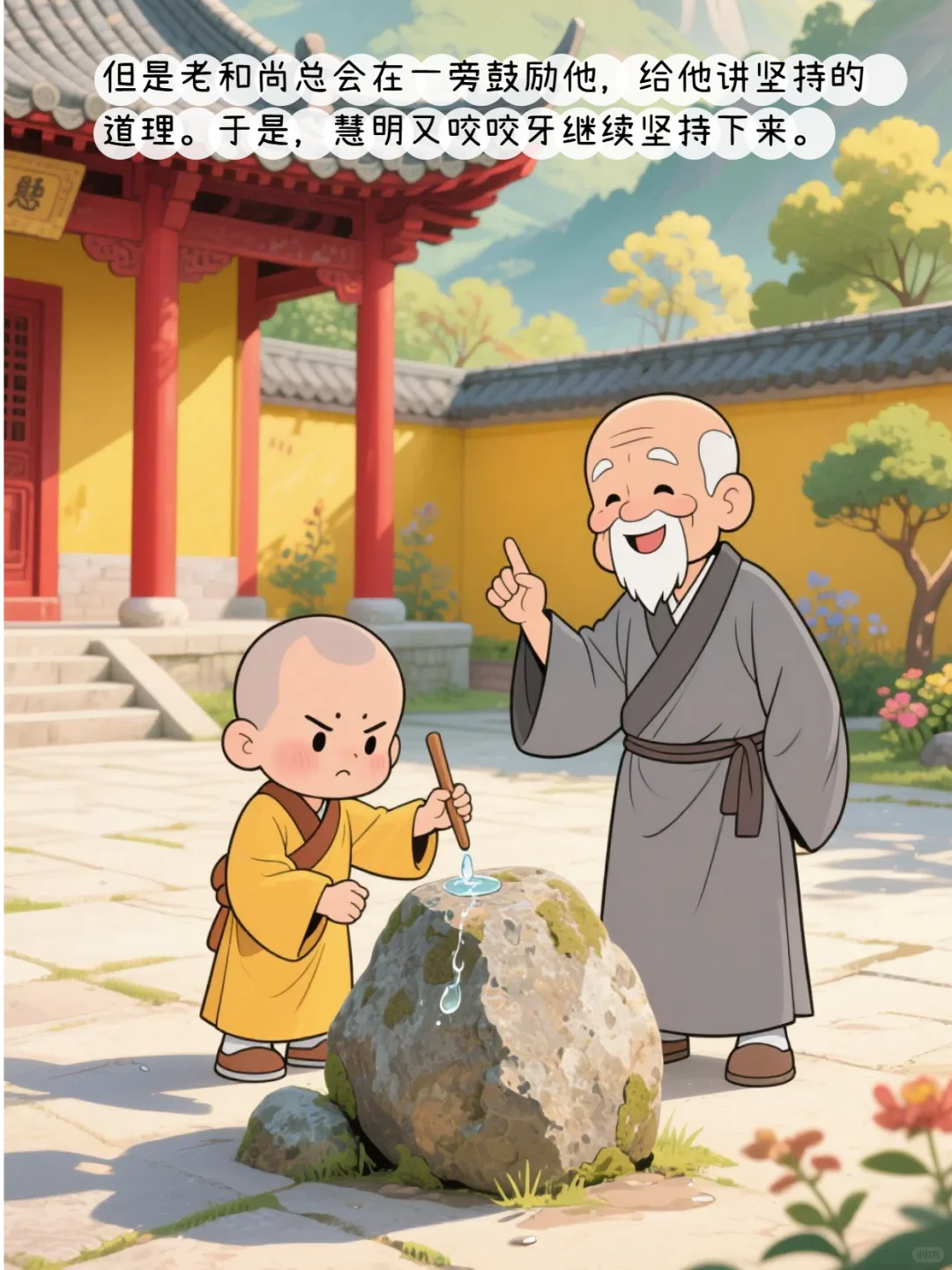 少儿成语故事28《滴水石穿》